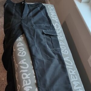 SHEIN Black Cargo Pants